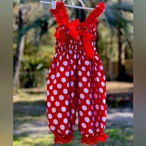 Polka dot Boutique romper size XXL